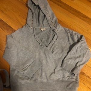Burberry Wrap Sweater with hood